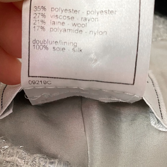 SOLD❗️Chanel runway fall silver gray tweed blazer jacket - Picture 14 of 14